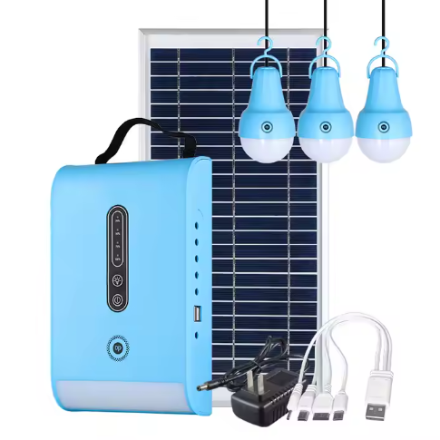 Rechargeable Solar Power System Lamp Kit